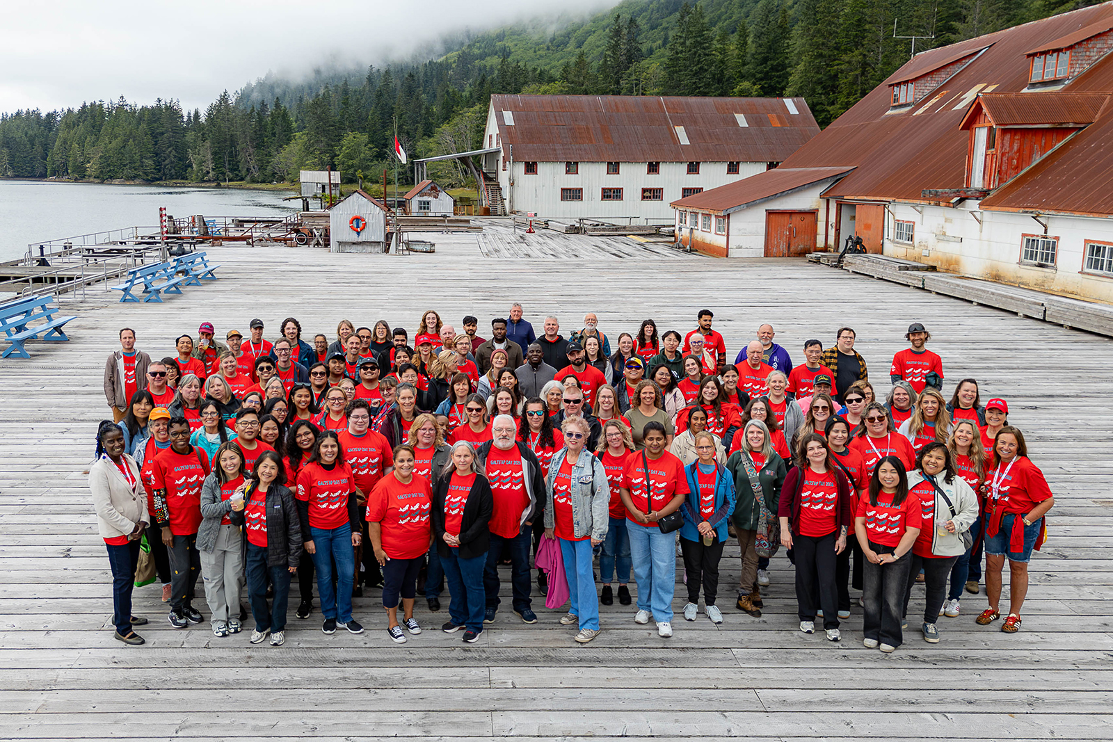 2026-08 GD Quick Picks-5 web Employees at the North Pacific Cannery site in Port Edward for Galts'ap Day 2026