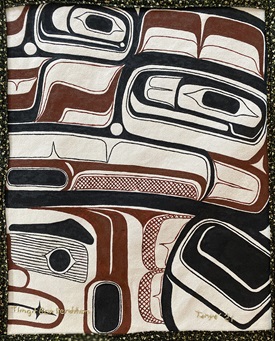 Tanya Gregoire - Tlingit Box Rendition 2” Painting